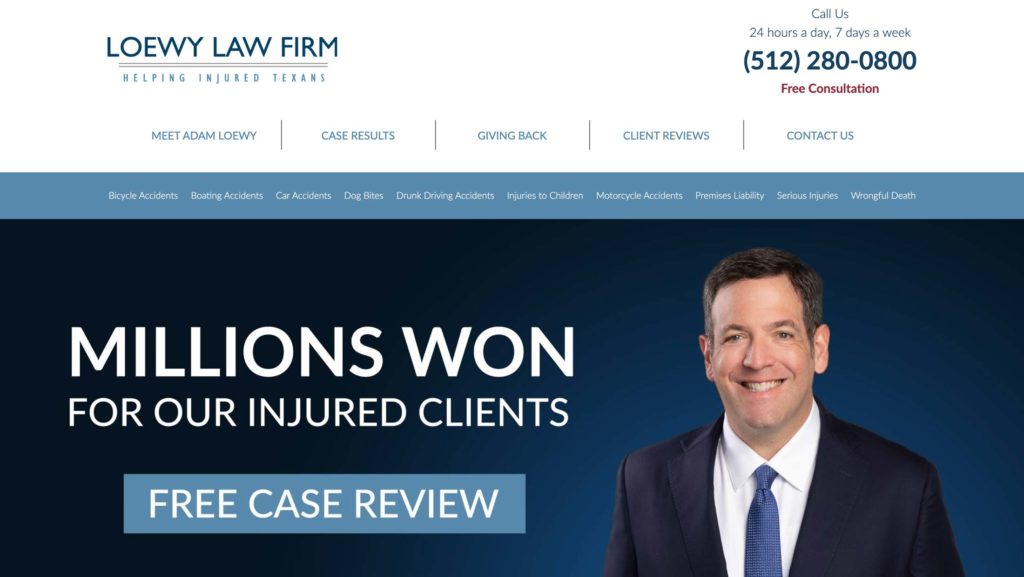 Loewy Law Firm Site Launch